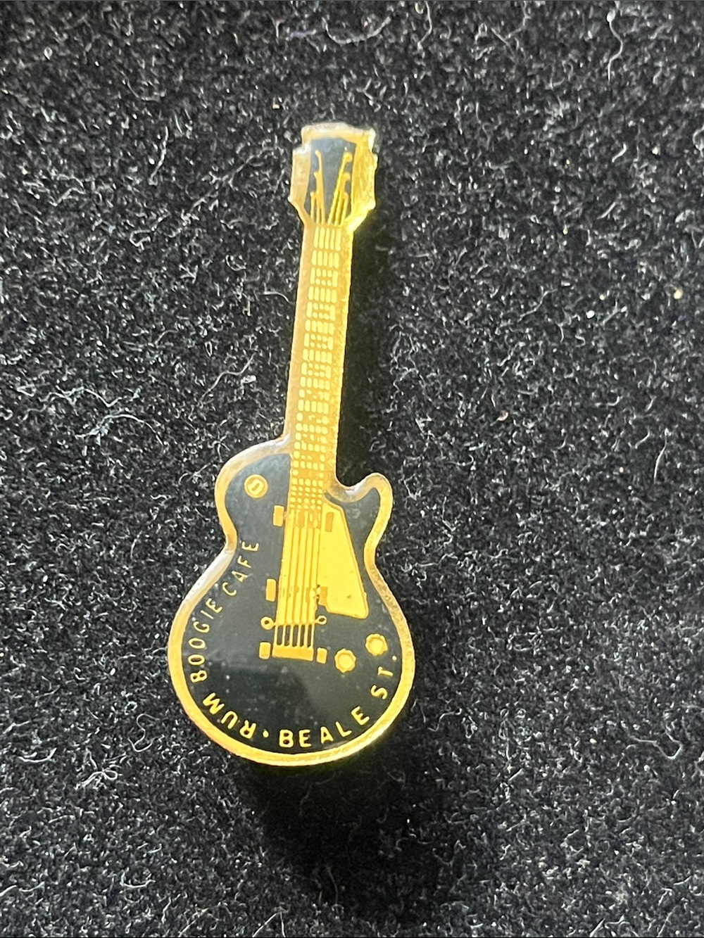 Gold and Black Guitar Brooch Pin - Women Jewelry Brooches